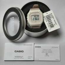Casio Retro Square Resin Strap Quartz Watch (Free Screen Protector Included) - Pink - View 5