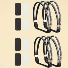 Shoe Straps For Heels,Heel Straps For High Heels,Shoe Straps For Loose Shoes,Suitable For Fixing Loose High Heels Elastic High Heels(3 Pairs) - Multicolor - View 11