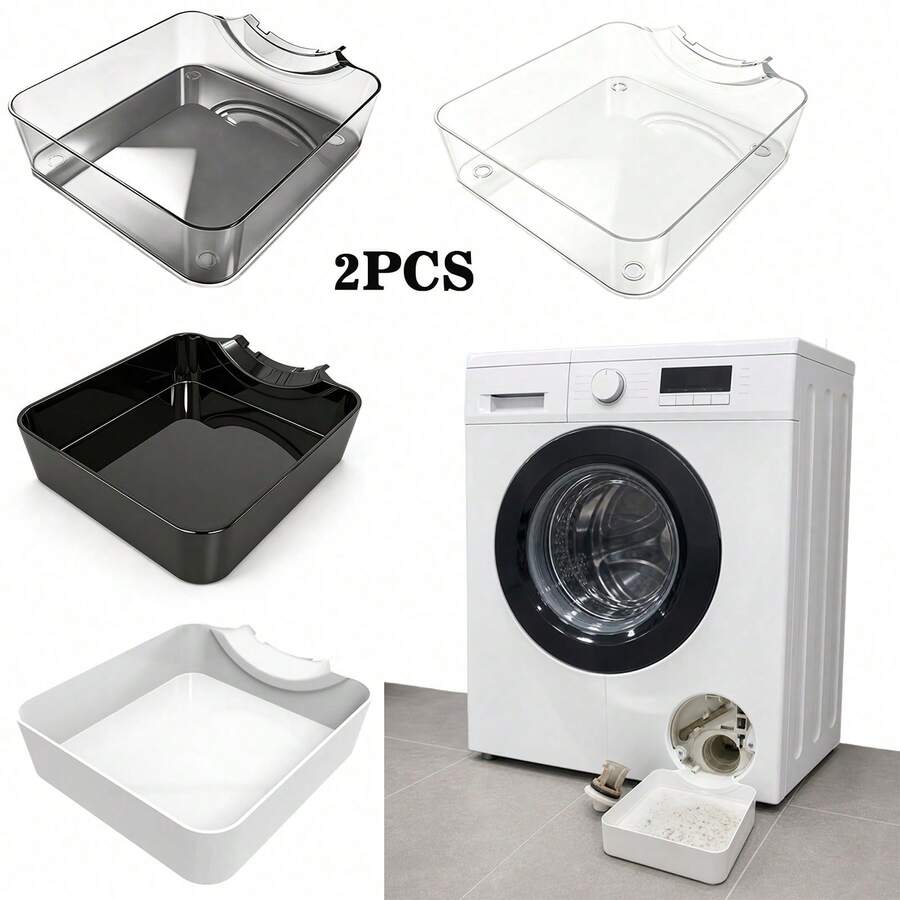 Heavy Duty Washing Machine Drain Pan Replacement Funnel, Suitable For Floor Overflow Washing Machine Drain Tray, Plastic Drainage System For Washing Machine, Suitable For Laundry Room And Bathroom Storage