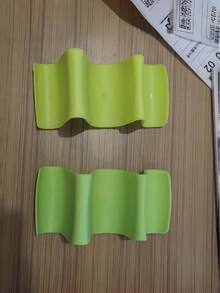 1 pieza Reposacucharas de material PP, diseño creativo de onda, soporte para cucharas de encimera de cocina - Blanco - Ver 12