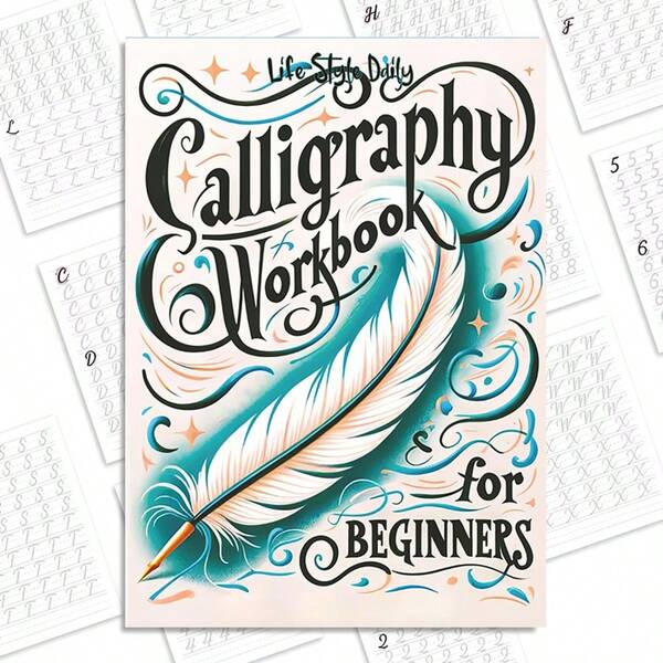 1pc Handwriting Practice Notebook, From Imitation To Adaptive Writing, Suitable For All Ages (Pen Not Included)