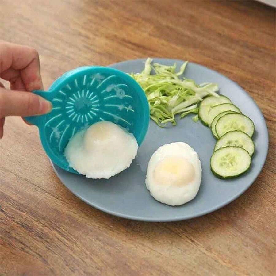 1 Egg Boiler Set Microwave Soft Boiled Egg Mold, Poached Egg Poacher, Rapid Steamed Soft Yolk Egg Cooker Kitchen Tool