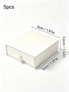 1/5/10pcs Pink Jewelry Box, Small Drawer Storage Box, Portable Earring Ring Necklace Bracelet Jewelry Display Stand, Bedroom Vanity Desktop Storage, Travel Jewelry Storage Box, Daily Cosmetics And Small Accessories Storage, Gift Packaging Box - Multicolor - View 9