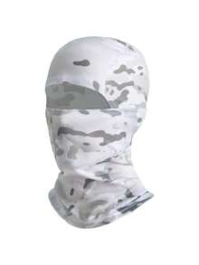 1pc Unisex Camouflage Balaclava Hat, All-Season Outdoor Cold-Proof Face & Neck Warmer, Windproof Cycling Mask, Suitable For Daily Outings, Skiing, Clothing Matching, Cycling Ski Masks - Multicolor - View 3