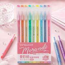 9-Color Neutral Pen Set, Large Capacity Creative Notebook Pen Set, 0.6mm Fine Tip, Smooth Writing, Suitable For Journaling, Note-Taking, Drawing, DIY Crafts And Art Supplies, Back To School, Independence Day Gift - Multicolor - View 20