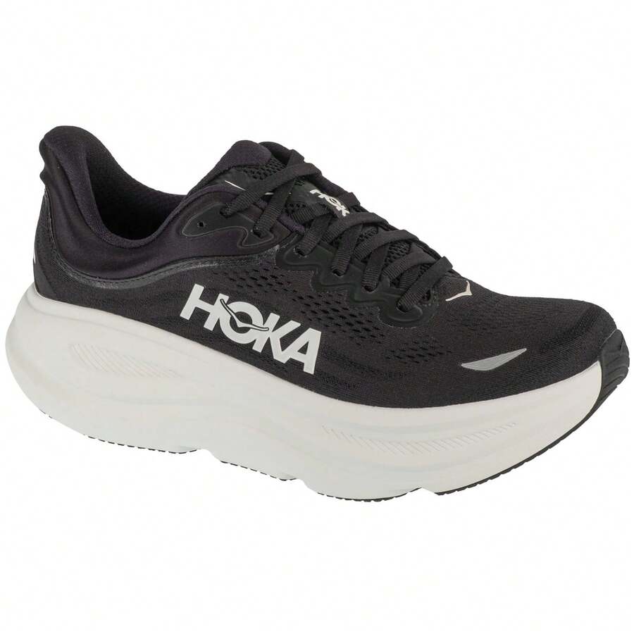 Hoka One One Hoka M Bondi 9 - Black Mens Running Shoes - black 2 - View 1