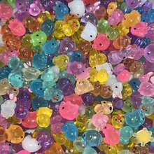 Surprise Blind Bag Mini Transparent Animal Figures, Assorted Styles, Cute Small Dolls, DIY Handmade Accessories, Atmospheric Small Gifts - Multicolor - View 7