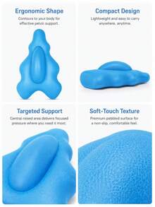 1pc Kegel Exerciser, Pelvic Floor Muscle Trainer, Unisex Massager, Home Fitness Buttock Shaping Equipment, Holiday Essential, Back To School Season, If Uncomfortable During First Use, You Can Slowly Sit Down And Adjust To A Suitable Position - Multicolor - View 12