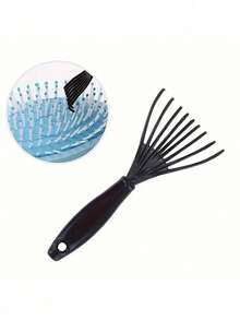 10Pcs Water‑Transfer Printed Marbled Wide Tooth Comb, Leopard & Love Pattern, Portable Easy‑To‑Clean Hair Comb, For Travel & Home Dresser, Daily Use, Salon Hair Tool, Valentine's Day Gift For Girlfriend, Back To School Essential, Room Decor - Popular Items - View 12