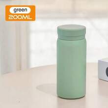 1pc 200ml Compact Mini Water Cup, Stainless Steel Water Bottle, Portable Pocket Cup, Outdoor Sports Water Bottle, Suitable As Gift For Friends - Multicolor - View 13
