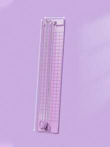 1pc Multifunctional A4 Double-Sided Paper Cutter, Handheld Portable Paper Cutter With Ruler, Suitable For Office, School And Learning - A - View 14