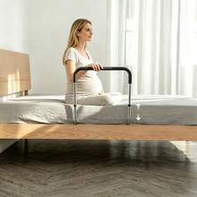 YUNRUX Tool‑Free Assembly Anti‑Fall Bedside Rail, Enclosed‑Tube Rounded‑Edge Design, For Elderly Pregnant Post‑Operative Users - AS SHOWN - View 10
