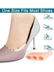 2pcs Toe Separators For 3rd To 5th Toes, Flexible Foot Support Tool, Suitable For Yoga, Running And Daily Use - A - View 3