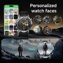 GAWSUG 1400mAh Rugged Smart Watch Military Tactical IPX8 Waterproof Bluetooth Call Flashlight Fitness Tracker Men Women Gift - View 11