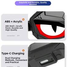 Lampu LED Mobil, Tempat Gelas Layar Dinamis, Lampu Mata Hantu Mobil, Lampu Peringatan Mobil Nirkabel, Lampu Getar, Dekorasi Mobil - A - View 7