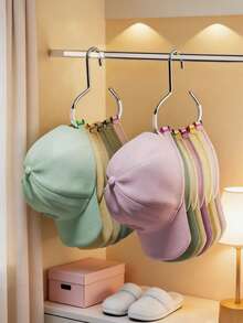 1/2/4pcs Upgraded Hat Hook Rack, Suitable For Dorm Wardrobe, Can Hang Baseball Caps, Flat Caps, Etc., Multi-Functional Hat Display Rack, Simple And Fashionable, Towel Rack, Room Decor, Clothes Hanger, Storage Rack, Organization, Wall Key Hook, Adhesive Hook, Bedroom Decor, Kitchen Accessories, Bathroom Decor Accessories, Bathroom Accessories, Bathroom Storage, Back To School, Autumn Home Decor - Multicolor - View 8