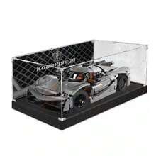 Car Model Display Box Transparent Car Model Storage Box Acrylic Dust-Proof Box Model Car Display Cover - Black Display Box - View 1