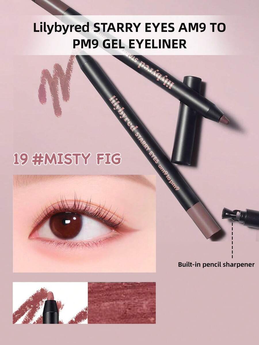 lilybyred 便攜長效星空眼線筆 - 19 迷霧無花果色 - 查看 1