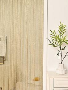 Baofeng (One Piece) Fashionable Beaded Curtain, Fun Gift, Shiny Tassel String Curtain, Living Room/Dining Room Partition, Wedding DIY Home Decor, Glitter Beaded Decoration, Room Divider, Tassel Polyester Fabric Curtain - A - View 11