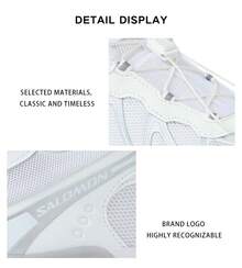 Salomon Xt-Whisper Men's And Women's Matching Sports Shoes L47761900 - White Moon Rock L47761900 - View 9