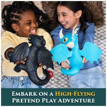 Spin Master DreamWorks How To Train Your Dragon Deadly Nadder/Gronckle 8-Inch Plush Dragon Doll, Boys Children's Doll - Multicolor - View 5
