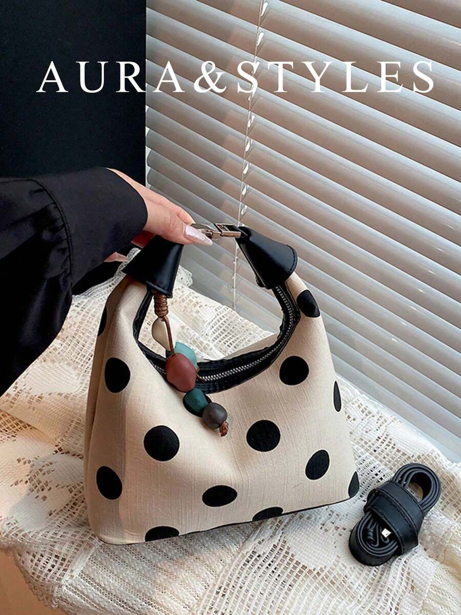 Women's New Style Shoulder Crossbody Dumpling Bag Handbag - Black - View 1