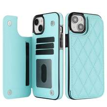 WEFOR Wallet Phone Case For Galaxy S26 S25 S25 S24 S23 S22 Ultra Plus S25EDGE 24 FE, Multi-Card Slot Design, Magnetic Closure, Built-In Stand, Shockproof Protective Cover, Compatible With IPhone 17 AIR 16e 16 15 14 13 12 11 Pro Max XR XS MAX, Magnetic Design, RFID Anti-Theft Card Slot, Magnetic Phone Protective Case, Shockproof, Unisex - Light Blue - View 37
