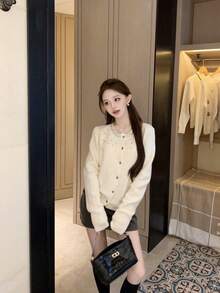 Women Cardigans - White - View 4