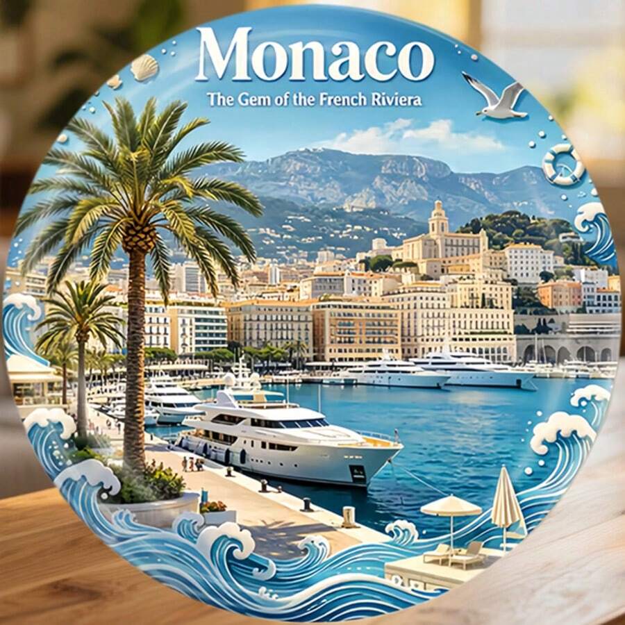 موناكو جوهرة الريفيرا الفرنسية حيث يلتقي ميناء اليخوت بنسيم البحر الأبيض المتوسط تذكار لجميع الأسطح المعدنية في جميع أنحاء المنزل - A - مشاهدة 1