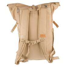 JanSport Hatchet Rolltop Backpack - Beige Unisex Backpacks - Champagne - View 3