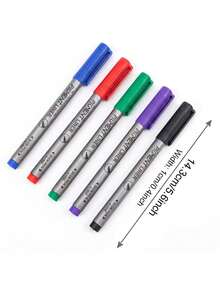 10pcs Waterproof Fine Tip Pens - 5 Colors, Lightweight Drawing Pens With Waterproof Ink Design, Suitable For Line Art, Sketching, Journaling, Dotting, Comic Creation - Ideal Choice For Artists, Students And Office Use - Waterproof Fine-tip Liner Pen - View 2