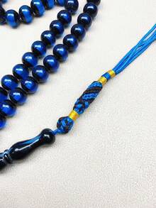 45pcs 10mm Tasbih Prayer Beads, Handmade Woven Tassel Resin Muslim Prayer Beads - 45 Prayer Beads - View 5