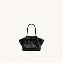 Black Large [Crocodile Leather Pattern In Stock]