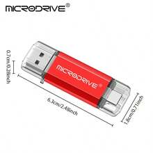 Microdrive 2-in-1 OTG 快閃記憶卡 USB 2.0 Type-C 雙介面 USB 隨身碟 高速隨身碟 適用於智慧型手機、筆記型電腦、PC - 查看 9