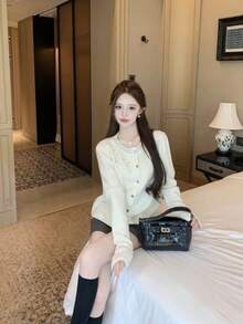 Women Cardigans - White - View 5