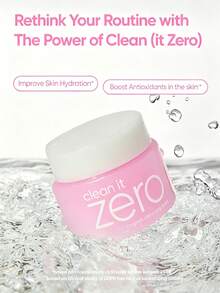 Banila Co Bálsamo de Limpeza Original Clean It Zero, Derrete a Maquiagem, Emulsioniza com Água, Limpeza Profunda, Hidratante Sem Sensação de Aperto, Beleza Coreana, Olive Young, Presente, 100ml/3,38 Fl.Oz. - Rosa 100ml - Visão 3