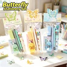 1pc Random Style & Color, Student Ins-Style Stationery Gift Box Set, Multiple Colors Available, Suitable For Student & Office Use, Teen Girl Gift, Back To School/Halloween/Christmas Essential, Randomly Sent 1pc, Not A Set, 1ste=6pcs - Multiple Styles - View 4