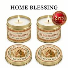 EVODUCK 1pc Holy Family Religious Gift Box Candle, Home Blessing Devotional Tin Candle With 7-Day Prayer Scripture Reflection Manual, Faith Peace Hospitality Decor, Suitable For Altar, Entryway, Side Table, Console, Housewarming Gift For Parents And Family - Religious Candle - View 14