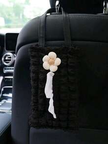 1pc Car Hanging Multi-Function Tissue Bag, Suitable For Front And Rear Seats, Can Be Used As A Tissue Box. - A - View 21