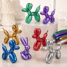 20/40pcs Metallic Color Magic Long Balloons, Latex Twisting Balloons, Latex Balloon Set, Shiny Magic Balloons, Suitable For Animal Sculptures, Birthday, Wedding, Kids Party - Multicolor - View 4