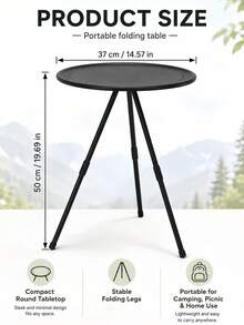 Portable Folding Table Outdoor Camping Table Adjustable Telescopic Camping Table Easy To Fold And Carry Suitable For Fishing Camping Picnic And Home Use Camping Essentials - Multicolor - View 10