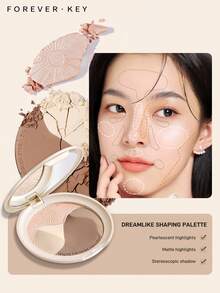 FOREVER KEY Contour Liquid Features Oil Control, Moisturizing And Non-Sticky Texture With 24-Hour Long-Lasting Makeup Effect. Portable For Travel, It Is Favored By Y2K And Gen Z, An Ideal Gift For Birthdays And Mother's Day. - 01 - View 1