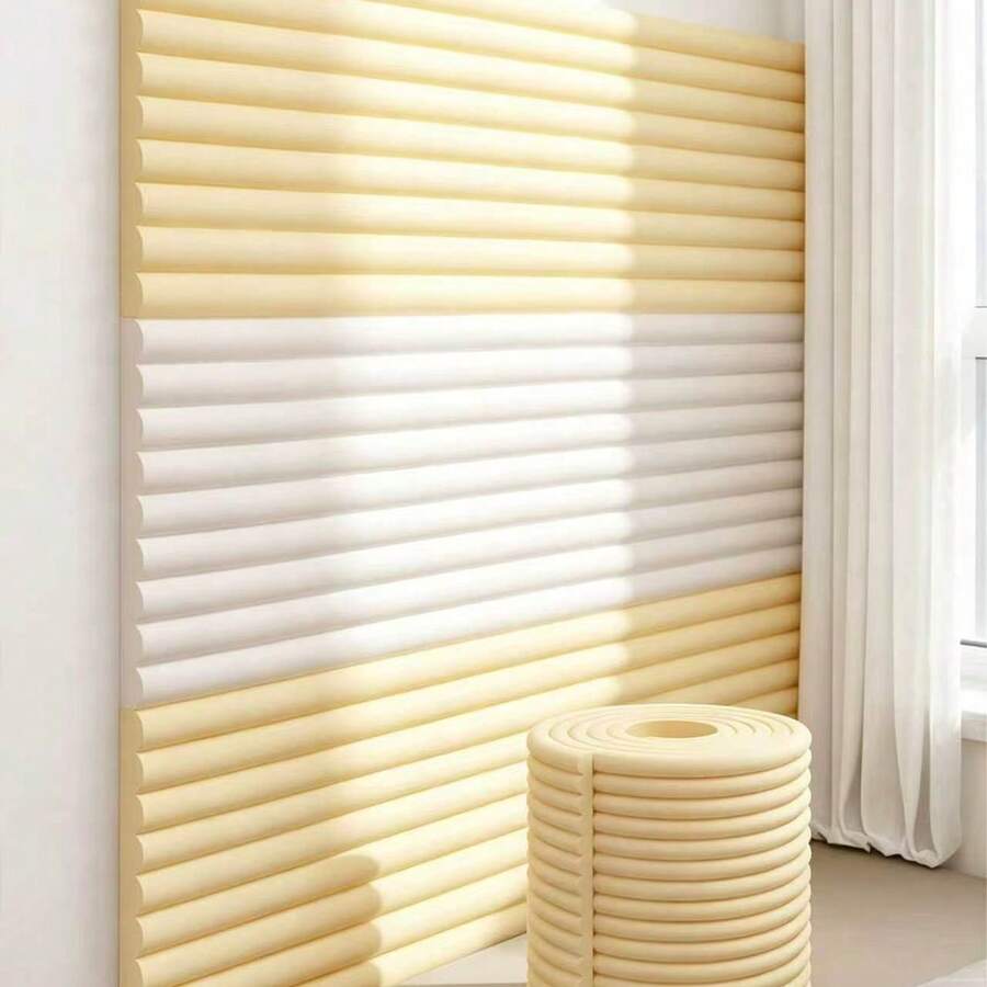 1 Rolle 30cm weiches quadratisches NBR-Gummischaum Bett-Kopfteil-Polsterung, selbstklebend, individuell zuschneidbar, wasserdicht, feuchtigkeitsabweisend, staubabweisend, kratzfest, schallisolierend, Heimdekoration Hintergrundwandpaneel - A - Übersicht 1