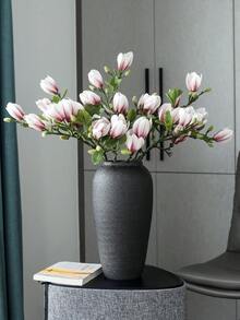 1/3 Pcs Artificial Magnolia Branches, Light‑Luxury Home Decor Floral Arrangement With Realistic Touch. The Magnolia Petals Are Constructed From High‑Quality Silk Fabric,. No Maintenance Required, Perfect For Multiple Application Scenarios. - Multicolor - View 8