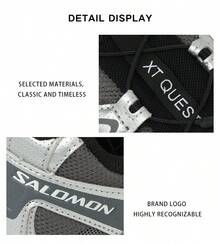 Salomon Xt-Quest Men's And Women's Matching Sports Shoes 491716 - Black 491716 - View 9