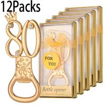 1pc/12pcs Gold Crown 18, 40, 50, 60, 70, 80 Bottle Opener For 18, 40, 50, 60, 70, 80th Birthday Gifts, Suitable For Wedding, Wedding Guest Favors, Bride, Bridal Shower Games, Bridesmaid Gifts, Baptism Gifts, Baptism Souvenirs, Baptism Party Supplies, Birthday Party Favors For Guests, Birthday Party Return Gifts, Bachelorette Party Supplies - Gold - View 16