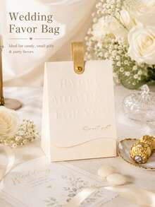 10pcs Wedding Gift Boxes With Handles, Decorative Party Favor Small Gift Packaging Boxes - View 5