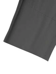 Hidkat Women's Summer Casual Sports Capri Pants With Zipper Pockets And Elastic Drawstring, Outdoor Leisure - Grey - View 8