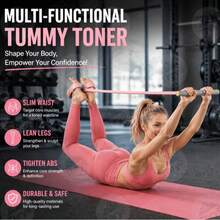 Home Fitness Set, Includes 8-Figure Posture Corrector, Yoga Resistance Bands And Foot Pedal Strength Rope, Suitable For Full Body Shaping And Stretching Exercises, Ideal Gift For Mother, Wife, Girlfriend And Fitness Beginners - Multicolor - View 10