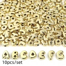 30pcs/Pack Acrylic Q-Version Large Hole English Letter Beads, Random Mixed Letters And Colors, Handmade DIY Bracelet Necklace Pendant Accessories - Letter Beads - View 20